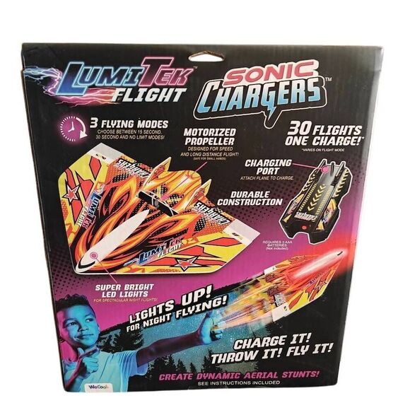 LumiTek Flight Fire Hawk Motorized Propeller Plane - Picture 3 of 6